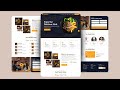 How To Make Restaurant Website Using HTML CSS  Bootstrap & JavaScript | Step By Step Tutorial