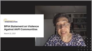 BPIA Statement Against Violence toward AAPI Communities