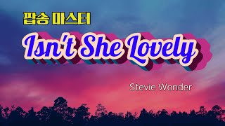 Stevie Wonder의 Isn't She Lovely 팝송 마스터하기 with 가사 해석 우리말 발음