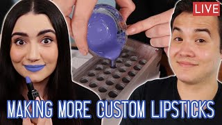 Mixing More Custom Lipstick Colors Live