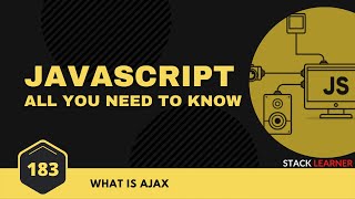 183.  What is Ajax | JS All You Need To Know | JS Bangla Tutorials