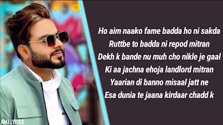 Listen Bro (Lyrics) | Khan Bhaini | AMJ LYRICS