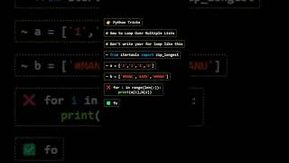 Python Tutorial for Beginners #4 | How to Loop over Multiple Lists