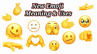 New Emoji 2024 /Emoji Meaning And Uses/Emoji Ka Matlab