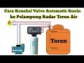 Cara Mengkoneksikan Water Filter Valve Automatic Ruxin ke Pelampung Radar Toren Air