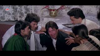 राजेश खन्ना ने गोविंदा के हाथ में दम तोडा - Best Scene | Govinda | Rajesh Khanna | Swarg