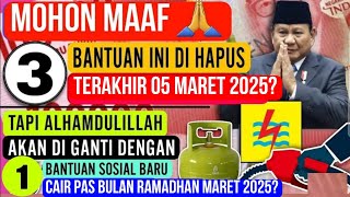 INFO VIRAL ‼️ 3 BANSOS DIHAPUS MULAI MARET 2025 ? DIGANTI 1 BANSOS BARU INI WAJIB SIMAK YA