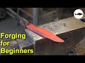 Triple-T #172 - Forging the beginner series knife