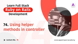 Helper Methods into Controllers