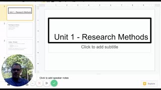Unit 1 Research Methods Intro Google Slides