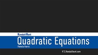 Problem Strings - Quadratic Equations