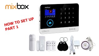 Mixbox Alarm Affordable PhoneCall Smart Wifi Home Security Alarm System Part 1