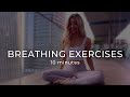 10 MINUTE BREATHING EXERCISES FOR STRESS AND ANXIETY | YOGA BY NICOLE