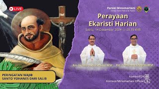 Perayaan Ekaristi Harian Pekan Adven II  - Sabtu 14 Desember 2024 - 05.25 WIB Paroki Minomartani