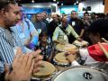 Rumba en Namm 2011 con Giovanni Hidalgo, Handark Lozano, George Delgado y Marvin Diz