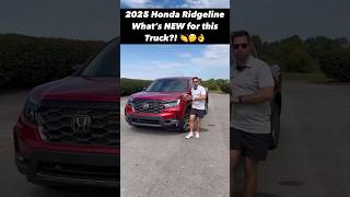 Five *Updates* to the Refreshed 2025 Honda Ridgeline to Up the Game!