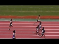 2015年 南日本小学生陸上競技大会 鹿児島鴨池 100m 女子5年予選9組 2015年06月21日