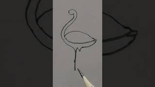 how to draw crane easy drawing #shorts #crane