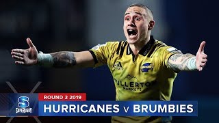 Hurricanes v Brumbies | Super Rugby 2019 Rd 3 Highlights