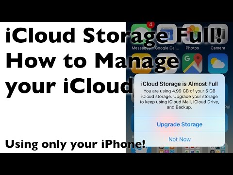 iCloud Storage is Almost Full! How to Manage your iCloud with your iPhone iCloud Storage is Almost Full! How to Manage your iCloud with your iPhone