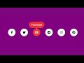 Social Media Buttons with Tooltip on Hover using HTML & CSS only