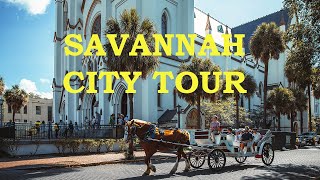 Scenic drive and tour of Savannah city in Georgia | The Live Oak