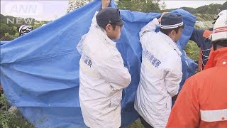 相模川の中州で遺体発見　車転落し不明の男児と確認(19/10/15)