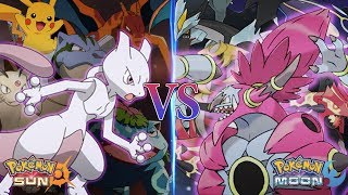 Pokemon Sun and Moon: Mewtwo Vs Hoopa Unbound (Pokemon Movie)