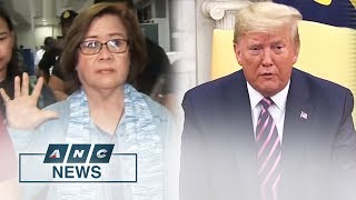 Trump approves US ban on PH officials involved in De Lima's detention | The World Tonight