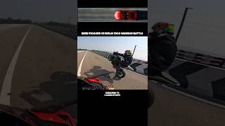 bmw s1000rr vs Kawasaki Ninja z900 wheelie battle #shorts #rider #viral