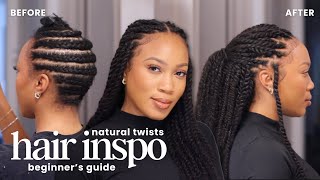 Natural Twists for HEALTHY Natural Hair #minitwists #hairstyles