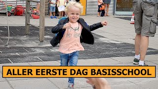 LUAN'S EERSTE SCHOOLDAG GROEP 1 | Bellinga Vlog #382