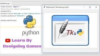 Tkinter Complete Demo | Designing games in python | GUI Frame Work