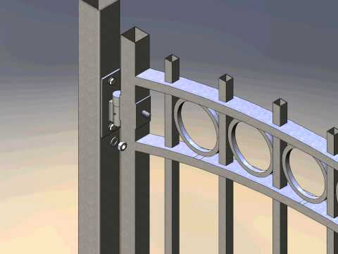 Tek Gate & Fence Garden gate animation Tek Gate & Fence Garden gate animation