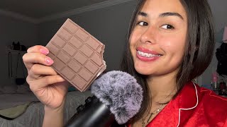 asmr : chocolate book (mouth sounds / biting sounds)