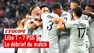 LILLE 1 - 7 PSG : Le débrief de l'écrasante victoire du PSG dans l'Équipe du Soir