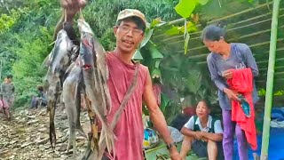 Incredible Tribal method to catch fish at Barak river {TUIRUONG RÛ VUOK} part 2 Ngawi laia a mi