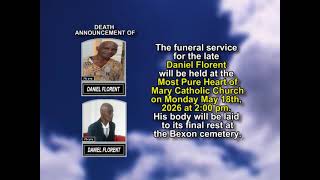 Danial Florent ~ Short Obituary