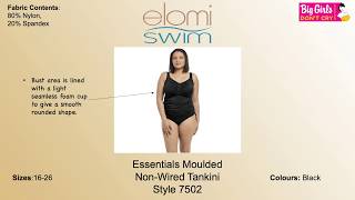 Elomi Swim Essentials Style 7502 | Big Girls Don't Cry Anymore