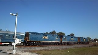 CSX Executive Train Racing Down South Florida