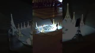 파리 트로카데로 광장 최고 전시 에펠탑 장난감 Paris trocadero best display mini eiffel towerLa mejor exhibición de la