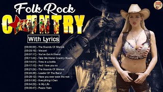 Folk Rock Country Music With Lyrics - Kenny Rogers,John Denver,Cat Stevens,... - Folk Rock Country