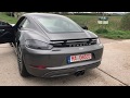 Porsche 718 Cayman S Exhaust Sound - Porsche Sports Exhaust no OPF