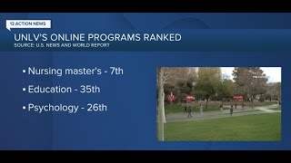 UNLV's online programs ranked