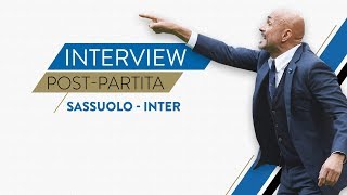 SASSUOLO-INTER 1-0 | Luciano Spalletti interview | Post-match reaction
