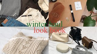 nal,log 🐻winter haul 겨울 하울\u0026 winter lookbook 룩북🐻(셀린느/마르지엘라/까르띠에/미닛뮤트/모데스트무드/시엔느/코드유/핸드메이드코트)