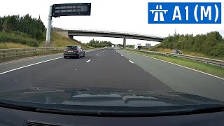 Driving in the UK - A1(M) Motorway - J45 (Wetherby) - J47 (Knaresborough)