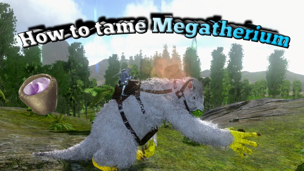 How To Tame A Megatherium In ARK Mobile || Ark Mobile Megatherium ...