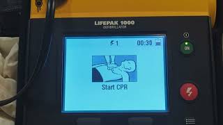 LIFEPAK 1000 Defibrillator- AED mode