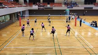 4月30日地区総体(山陽女学園戦)2セット目